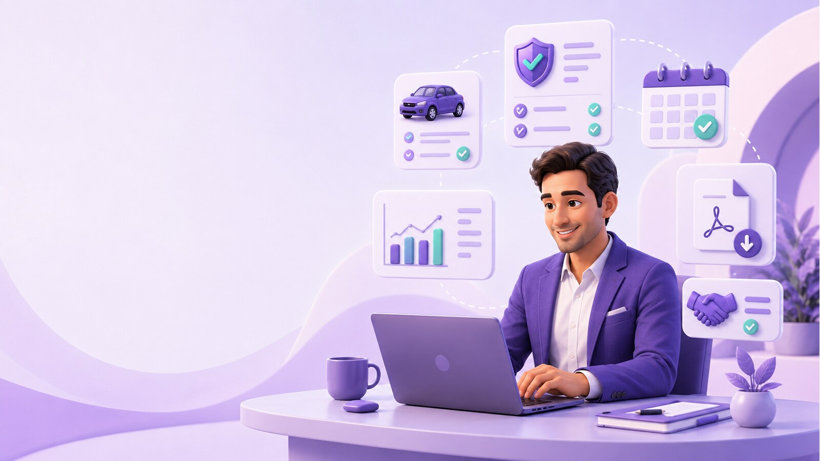 Productor Asesor administrando su cartera desde la plataforma